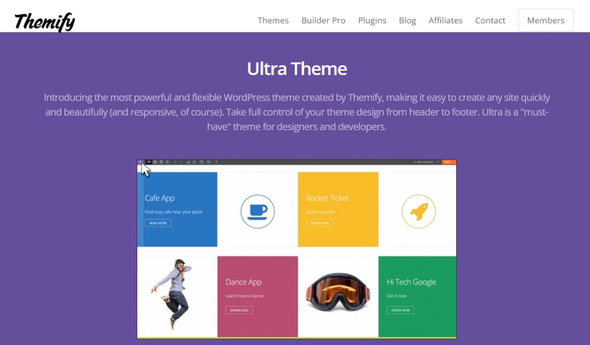 ultra, en hızlı wp temaları