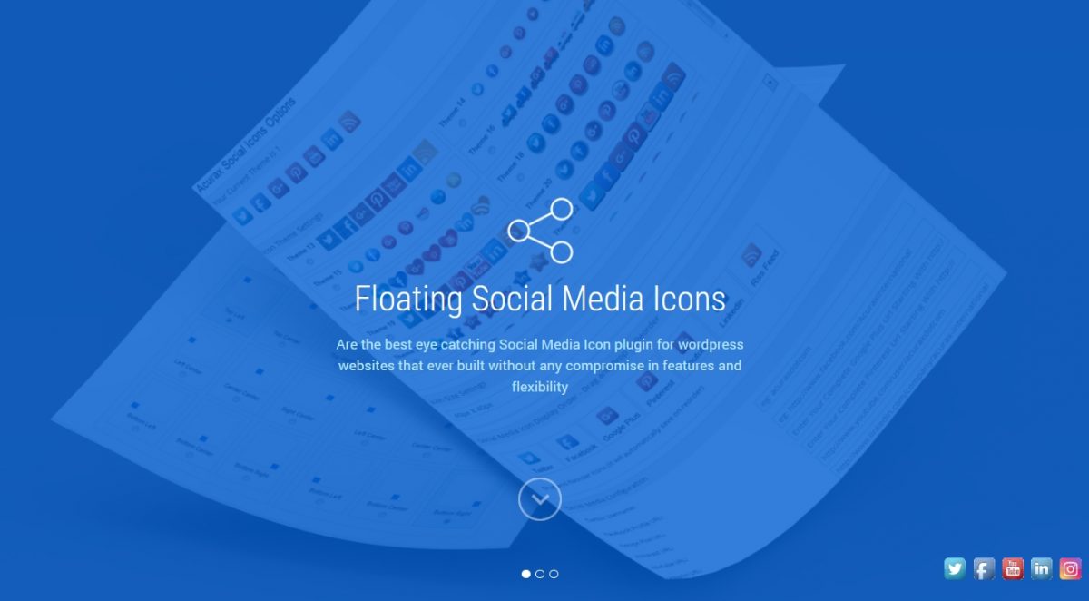 Floating Social Media Icon