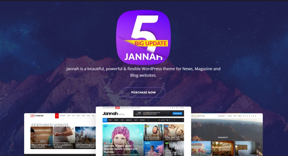 jannah, wp haber ve blog temaları