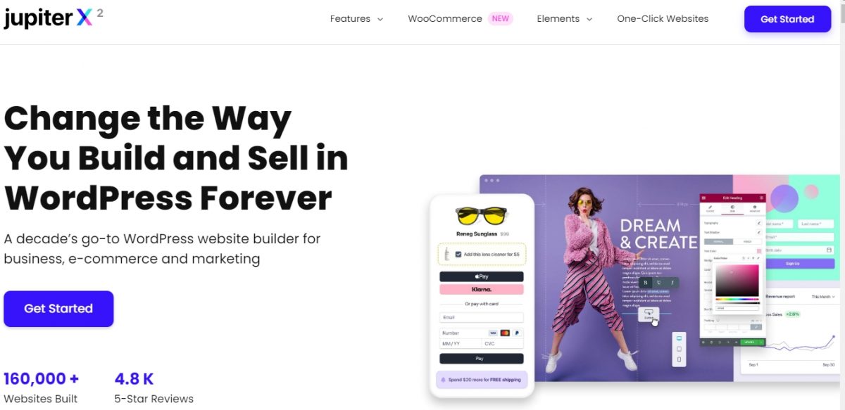 Jüpiter WordPress Teması, WooCommerce teması