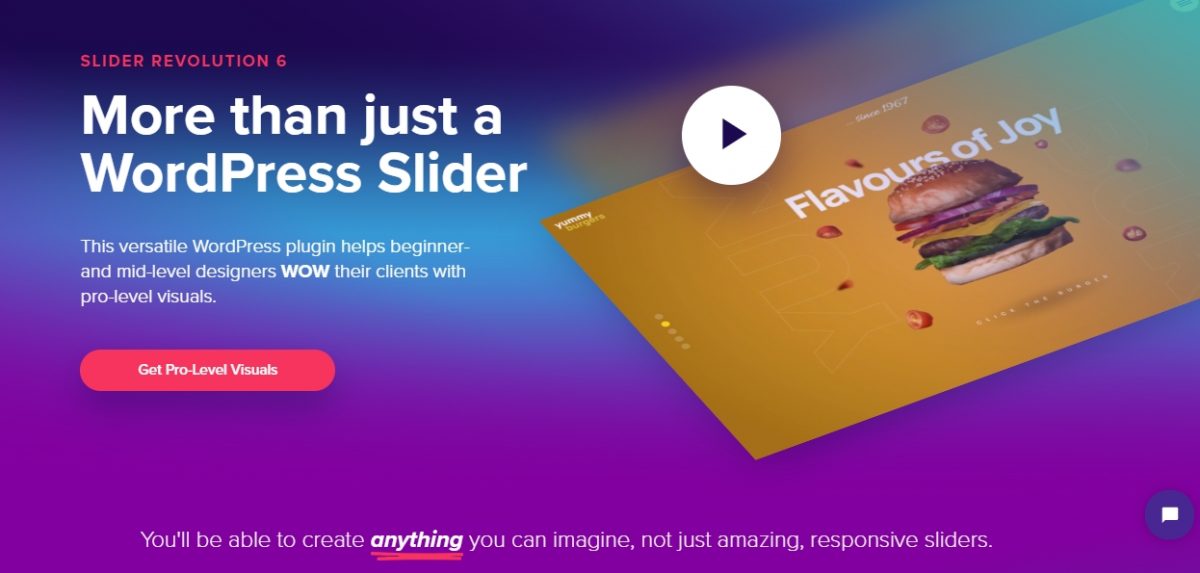 Slider Revolution, wp slider eklentisi