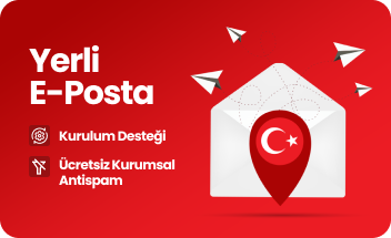 Yerli E-Posta Yeni Alımlarında Kurumsal Antispam ve Kurulum Desteği Hediye!