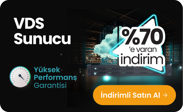 Yüksek performanslı VDS sunucularda indirim fırsatını kaçırmayın!