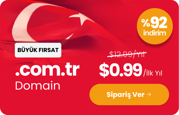 .COM.TR Alan Adınızı Belgesiz Kaydedin!