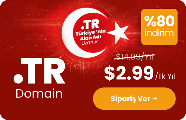 Türkiye'nin Uzantısı .TR Alan Adına Sahip Olun!